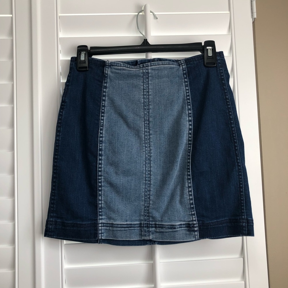 Pacsun two toned denim pencil skirt, size 24